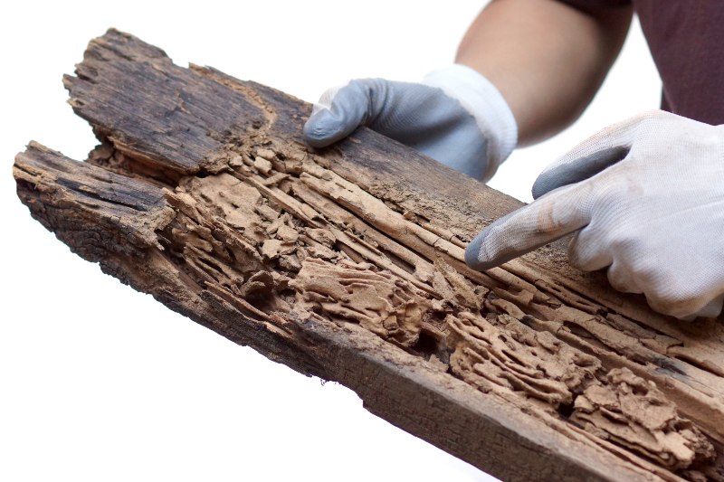 Termite damaged wood, Bay Area, CA - Pest Control Services